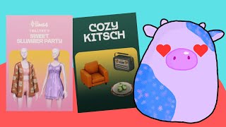 Sim Modders My Beloved  Sweet Slumber Party  Cozy Kitsch Kit Review [upl. by Sucram]