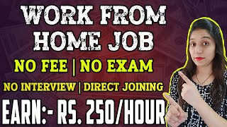 Part time work for EveryOne 🔥  Work From Home Jobs 2024 🔥  Online Jobs At Home  Part Time Jobs [upl. by Ayatal748]