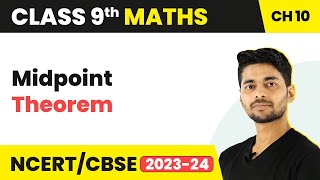 Midpoint Theorem  Quadrilateral  Class 9 Maths [upl. by Enirehtakyram]