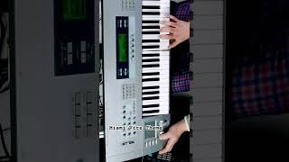 Miami Vice Theme with my KORG Z1 from 1997 Watch the full Video on my channel synthesizer [upl. by Anilosi27]