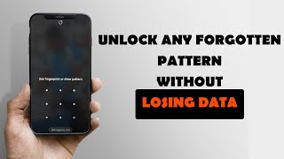 HOW TO UNLOCK ANY FORGOTTEN ANDROID PATTERN WITHOUT LOSING DATA [upl. by Nibram]