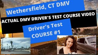 ACTUAL DRIVERS TEST Wethersfield CT DMV Route 1 Behind The Wheel Driving Course W Directions [upl. by Euqnom]