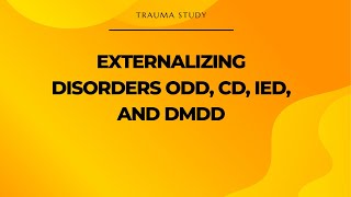 🌞What is Externalizing Disorders ODD CD IED and DMDD REALLY Like [upl. by Oskar]