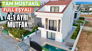 Didim Villalar Bölgesinde 242 m2 Arsa İçerisinde Tam Müstakil 41 Ayrı Mutfak Full Eşyalı Villa 139 [upl. by Julide]