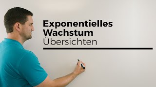 Exponentielles Wachstum Übersichten auch Zerfall  Mathe by Daniel Jung Erklärvideo [upl. by Body613]