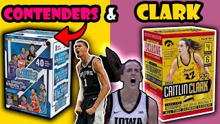 202324 Panini Contenders Basketball Blaster Box and Caitlin Clark Collection Blaster Review [upl. by Seebeck]