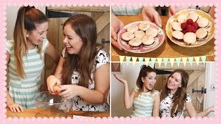 Baking Macarons with Tanya  Zoella [upl. by Cicely684]