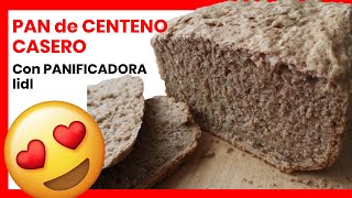 😍 Como hacer PAN de CENTENO con PANIFICADORA LIDL Muy FÁCIL y SABROSO [upl. by Staten936]