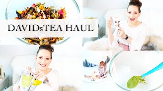 DAVIDsTEA Spring Collection Haul amp First Impressions Review [upl. by Hillman]