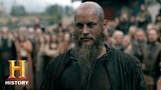 Vikings Ragnar Returns to Kattegat Season 4 Episode 10  History [upl. by Mannos]