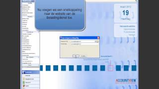 AccountView boekhoudpakket  Demo Navigatievenster [upl. by Iden]