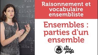 Ensembles  parties dun ensemble  Maths  MPSI 1ère année  Les Bons Profs [upl. by Twum]