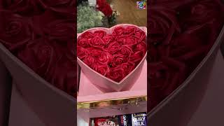 Surprising My Crush with DIY Valentines Day Gift Box and Flowers [upl. by Chiang]