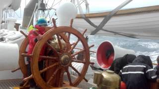 Statsraad Lehmkuhl in The Tall Ships Races 2015 Belfast  Ålesund [upl. by Modern]