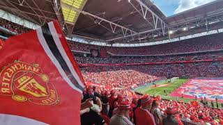 Abide With Me  2023 FA Cup Final  Manchester United City  Wembley  Man Utd Rashford Haaland Erik [upl. by Aya]