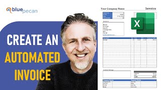 How to Create an Automated Invoice in Excel  Including Formulas and Customer Database [upl. by Llimaj800]