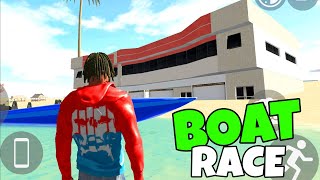 BOAT RACE WIN NEW HOUSE INDIAN BIKE DRIVING 3D [upl. by Gnaht]