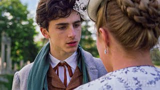 Escena de propuesta de Florence Pugh y Timothée Chalamet  Mujercitas  Clip en Español [upl. by Buxton]