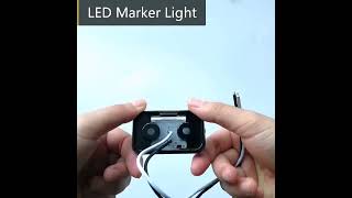 12V LED Motor Lighting Trailer Marker Lights Truck Tail Light LED Car Light Truck Parts [upl. by Eladnor]