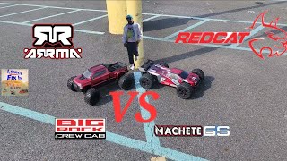 Arrma Big Rock 6s BLX VS Redcat Machete 6s Speed matchup Which one is the fastest [upl. by Cousin]