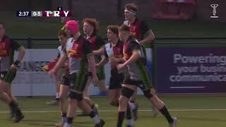 Harlequins Academy Highlights Bristol Bears U18 v Harlequins U18 [upl. by Lessig]