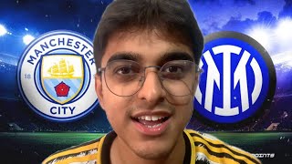 MAN CITY VS INTER MILAN  UCL LIVE REACTION [upl. by Anehsuc]