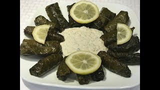 How To Make Stuffed Grape Leaves amp Tzatziki Sauce WITH ASSISTANTS [upl. by Elda]