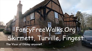 Skirmett Turville Fingest  Fancy Free Walks  4 Miles  The Frog Inn The Chequers [upl. by Nwahsid]