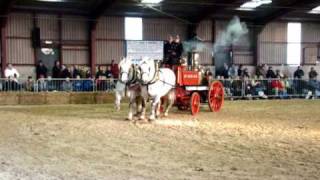 Ardingly 2009 Horse Drawn Fire Engine [upl. by Enamart]