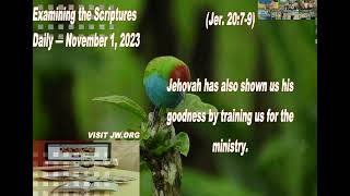 Examining the Scriptures Daily—November 1 2023 [upl. by Whitcomb]