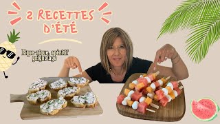 Recettes dété  PIQUENIQUE  APÉRITIF  GRIGNOTAGE [upl. by Ahswat]