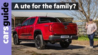 Volkswagen Amarok V6 2025 review PanAmericana TDI600  Is the Ford Ranger twin a family favourite [upl. by Attenahs465]