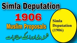 SimlaDeputation1906IndoPakHistory Simla Deputation 1906  Urdu [upl. by Ylsel]