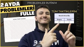 SIFIRDAN DERECE YAPTIRAN YKS PROBLEMLER RUTİNİM [upl. by Leumel]