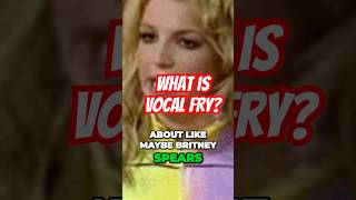 What Is Vocal Fry vocaltechnique singing vocaltips singer [upl. by Niliak]