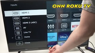 Onn Roku TV How to Change Inputs Without a Remote Control [upl. by Alhsa]