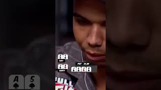 Phil Ivey HATES this guy 🤬 shorts poker [upl. by Lek762]