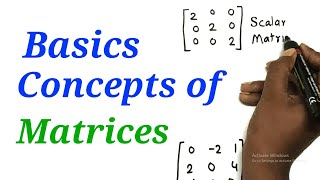 Basic Concepts of Matrices  Matrix  Mathematics  12th HSC  Science Commerce amp Arts [upl. by Sucy]