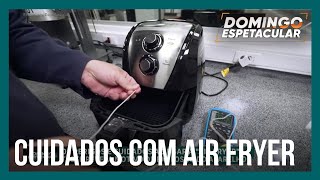 Risco de explosão Saiba os cuidados necessários para utilizar as air fryers [upl. by Bruning]