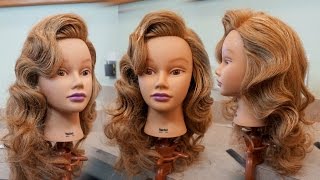 Retro Glam Waves Tutorial  Hair How to  How to do Hollywood Waves [upl. by Jeconiah298]