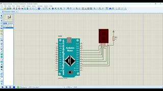 Proteus Simulation of 7 Segment Display counter with Arduino [upl. by Aramoiz]