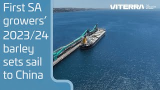 Viterra first vessel of South Australian grain for the 202324 season [upl. by Susana]