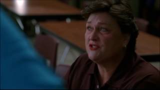 Glee  Beiste tells Sue and Coach Roz the truth about Cooter hitting her 3x18 [upl. by Arreis]