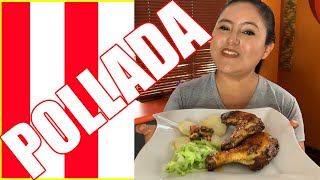 POLLADA PERUANA RECETA FACIL Si quieres hacerlo para una actividad para comer en casa 🐔🐓 🍗 🐤 [upl. by Robbert610]