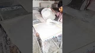 Making ceiling tiles l Manufacturing decoration ceiling at home gypsum shortvideo viral [upl. by Doraj551]