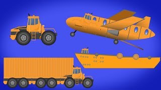 Kids TV Channel  CARGO SHIP  CARGO CONTAINER TRUCK  CARGO PLANE  Transformer  Video For Babies [upl. by Parthinia570]