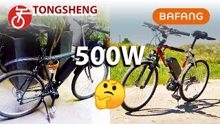 Tongsheng TSDZ2 or Bafang BBS02B  500W Middrive Comparison Which one to choose [upl. by Dorthea]