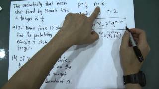 SPM  Add Maths  Form 5  Probability Distribution Example of Binomial Distribution [upl. by Forester]