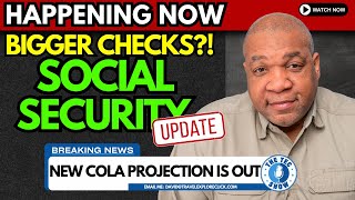 2025 Social Security COLA Bigger Checks In New Projection [upl. by Llennor102]