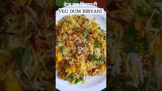 Veg Dum Biryani 😋viralshortshortfeedtendingshorts [upl. by Htennek]